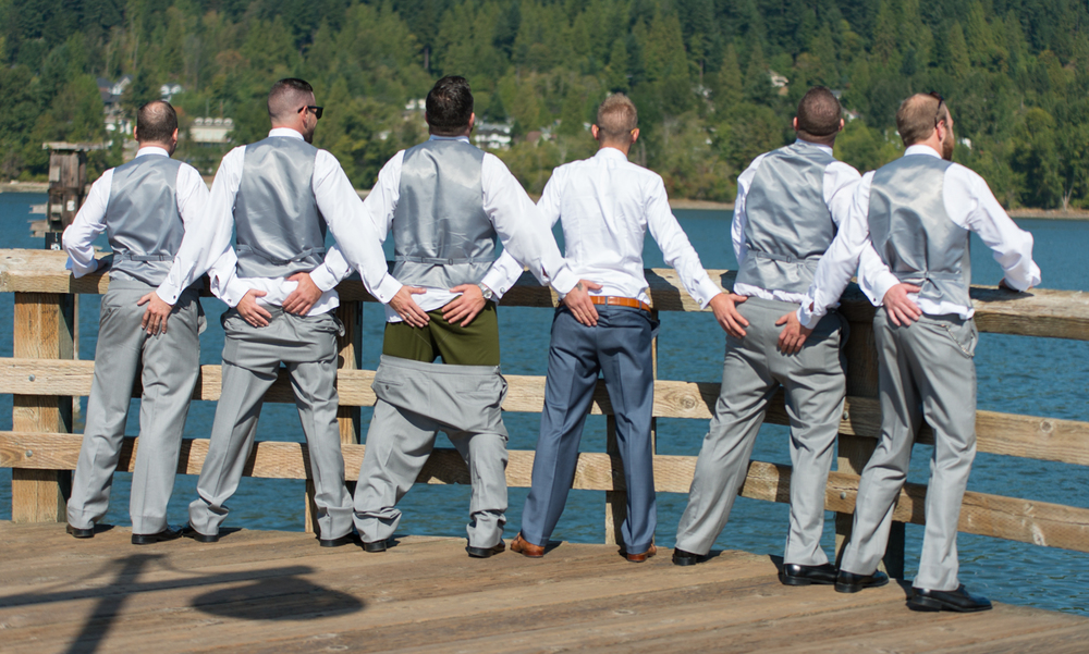 During the rush of the wedding day, sometimes you just have to go...