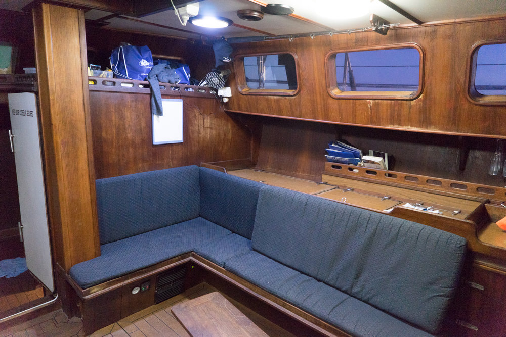 Our indoor lounge area for the crew mates! 
