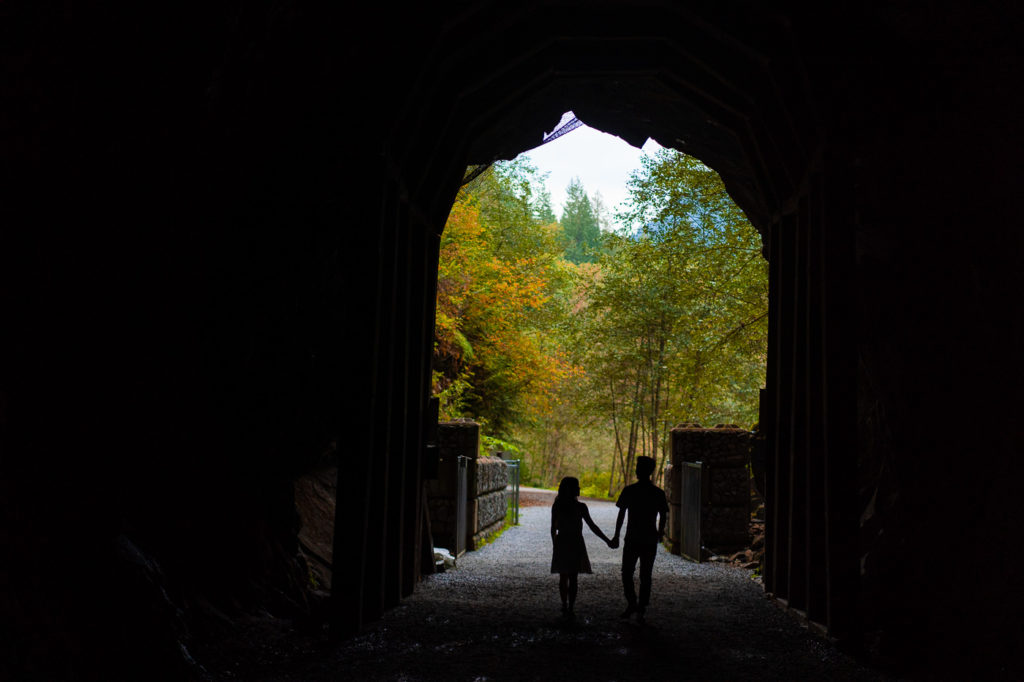 Couple in the Othello Tunnels