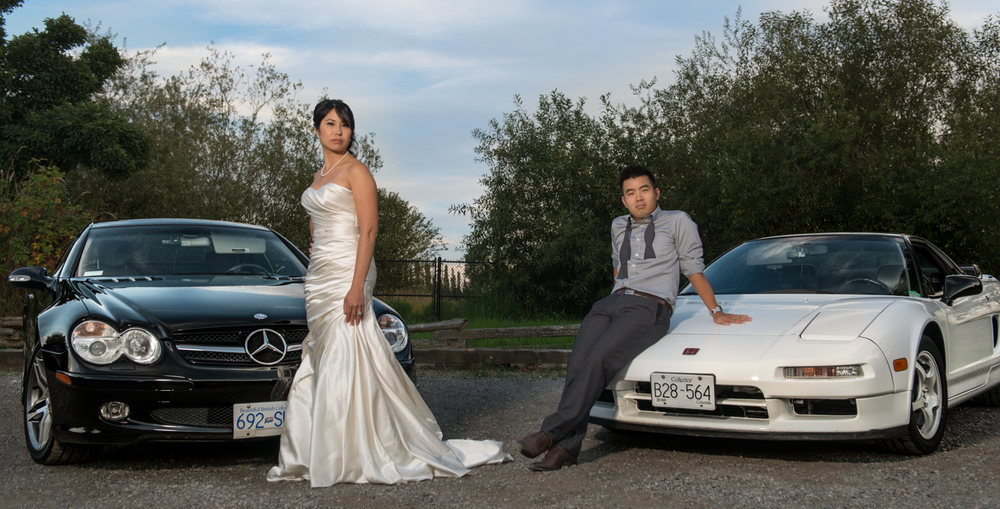 One of my post wedding shoots at Terra Nova Park with some more life size props. 