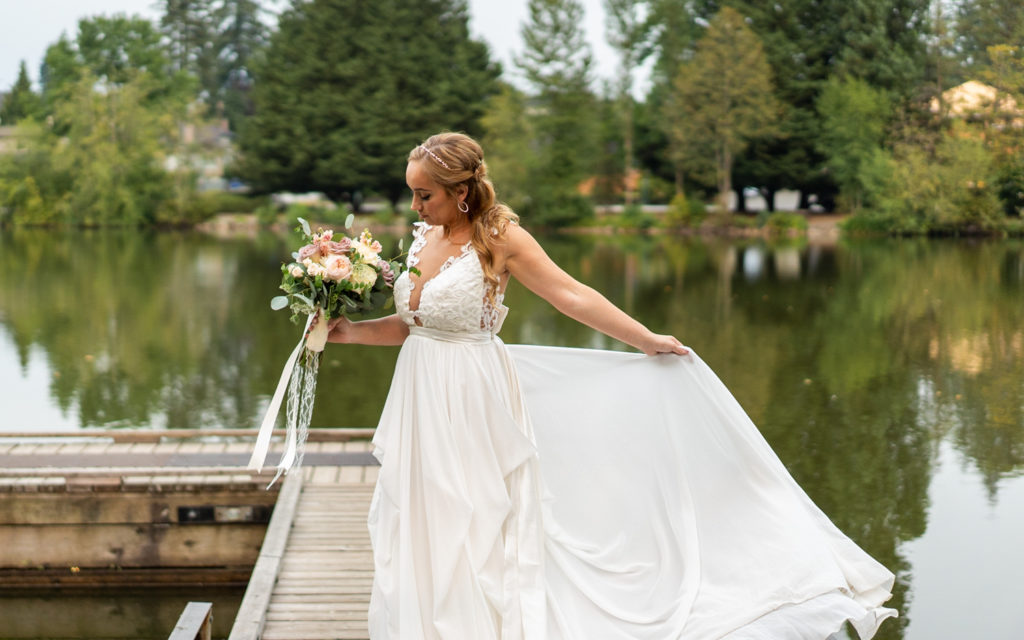 Como Lake Coquitlam Wedding Photos 